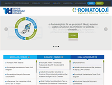 Tablet Screenshot of e-romatoloji.org